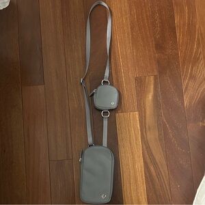 Lululemon Phone Case Crossbody Bag | Color Gray